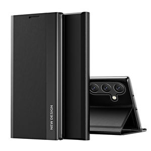 Étui de téléphone en cuir à rabat pour <span class=keywords><strong>Samsung</strong></span> S25 Ultra Galaxy A56 A36 A25 veille automatique réveil magnétique vue latérale support couverture de cellule pour <span class=keywords><strong>Samsung</strong></span> - Product Image 1