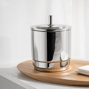 İskandinav yaratıcı işık lüks buz kovası paslanmaz çelik soğutucu için parti eve taşınma şarap seti odası dekorasyon hediye fikri - Product Image 4