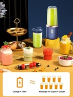Hete Verkoop Elektrische Slow Juicer Mixer Usb Fruit Smoothie Blender Oranje Juicer Afzuigmachine Machine Kleine Draagbare Juicers