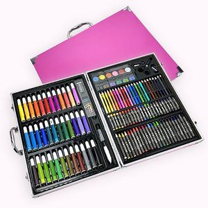 Set <span class=keywords><strong>de</strong></span> Pintura Artística <span class=keywords><strong>de</strong></span> 150 Piezas en Caja <span class=keywords><strong>de</strong></span> Aleación <span class=keywords><strong>de</strong></span> Aluminio <span class=keywords><strong>de</strong></span> Lujo, <span class=keywords><strong>para</strong></span> <span class=keywords><strong>Principiantes</strong></span> y Jóvenes Artistas, Regalo Ideal - Product Image 1