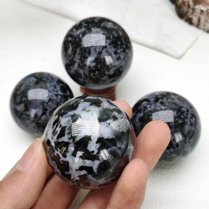 Wholesale Cheap Price Natural Healing Stones Gabbro Polished Crystal Ball Spheres for Decoration - Product Image 1