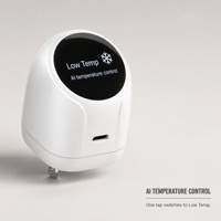 Mini chargeur à commutation tactile avec affichage numérique de la puissance et mode basse température, adaptateur mural USB C PD 45W pour téléphone, tablette, ordinateur portable