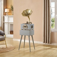 Tourne-disque vinyle mini pour disques LP, style rétro, fonctionnalité classique, fabriqué en Chine