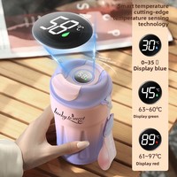 Mug à café isotherme en acier inoxydable 316 avec sangle, personnalisable, cadeau pour homme, femme, étudiant, utilisation en voiture, extérieur, 12-24 heures