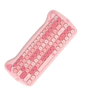 Best Mini Laptop Wireless <b>Keyboard</b> Ergonomics Quick Response 2.4G Cute Cartoon Cat Computer <b>Keyboard</b> for Laptop <b>Tablet</b> - Product Image 4