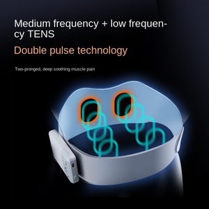 Nouvelle ceinture de massage électrique amincissante avec fonction musicale, batterie intégrée, vibration et chauffage, masseur abdominal chauffant pour la maison - Product Image 3