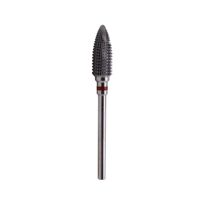 ดอกสว่านเจียรเล็บทังสเตนคาร์ไบด์รูปไข่ขนาด 6.0 มม. แบบตัดเฉียงลายทอร์นาโด พร้อมโลโก้สั่งทำ สำหรับล้างเล็บอะคริลิค ใช้ในร้านทำเล็บ - Product Image 3