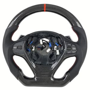 Accesorios Interiores para Automóviles Personalizados, Volante de Fibra de Carbono LED para <span class=keywords><strong>BMW</strong></span> F30 F32 F35 F10 F20 F07 F01 E46 E60 E90 M3 M4 M5 <span class=keywords><strong>M7</strong></span> - Product Image 5