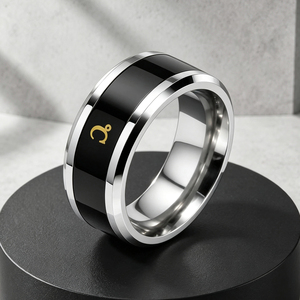 <span class=keywords><strong>Bague</strong></span> intelligente JLM en acier titane premium avec détection de température pour couples, hommes et femmes, bracelet d'humeur, bijoux tendance, cadeau d'anniversaire - Product Image 1