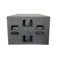 Système de haut-parleurs de basse 3000W Dual18 pouces Subwoofers en néodyme Armoires de subwoofer alimentées de 18 pouces