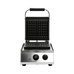 Machine à gaufres carrées professionnelle double <span class=keywords><strong>plaque</strong></span> 2000W en acier inoxydable avec revêtement Téflon haute puissance Fournisseur en gros OEM - Product Image 1