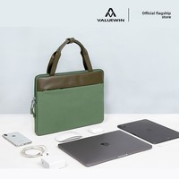 Bolso de Mano para Portátil de Poliéster Transfronterizo de 14.2 Pulgadas para Negocios, Funda para Tablet PC con Diseño Transpirable e Impermeable, Color Macaron
