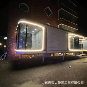 Cabine B&B en conteneur, B&B en cabine, Camping en plein air, Logement dans la cabine carrée B&B Rennet Red, Site touristique, Réception touristique - Product Image 3