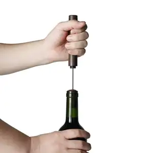 Top Trend produkt Innovatives Wein zubehör Rote Luftpumpe Weinflaschen öffner Holz öffner Wein korken entferner