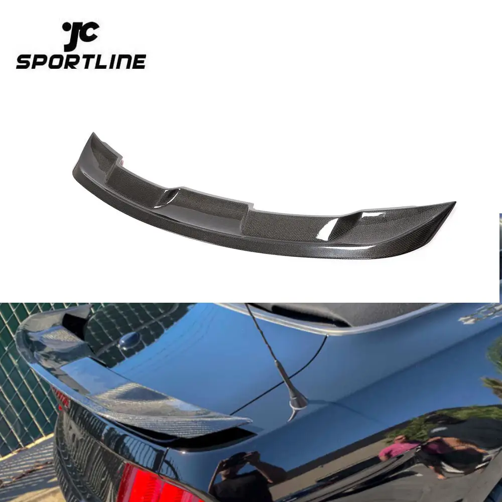 Modificar de fibra de carbono de lujo Auto Spoiler para Ford Mustang GT500 Shelby GT350R Coupe 2-puerta 2015-2020