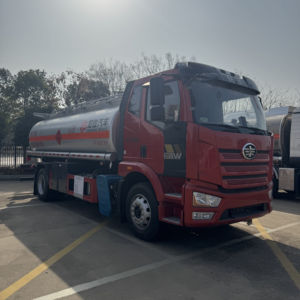 Camion-citerne à simple pont FAW J6F de Chine (15 m³ en acier au carbone/inox/aluminium Euro 6) |   Modèle d'exportation 150-250 ch, capacité de charge 10100 kg - Product Image 3