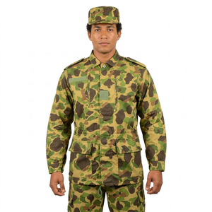 Ensemble uniforme tactique SF37 708 F1, veste et pantalon camouflage, motif vert olive, durable, pour toutes les saisons, vêtements d'extérieur - Product Image 1