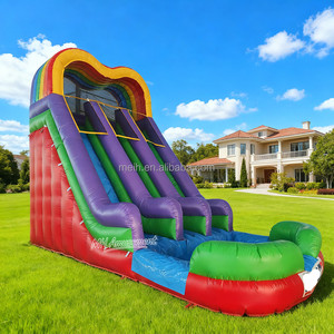 Populaire <span class=keywords><strong>hors</strong></span> <span class=keywords><strong>sol</strong></span> Portable haute qualité <span class=keywords><strong>gonflable</strong></span> parc aquatique <span class=keywords><strong>toboggan</strong></span> <span class=keywords><strong>piscine</strong></span> 8x4x6m 15 capacité 2 ans de garantie pour les enfants - Product Image 1
