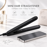 FIVEPLUS ODM Mini Lisseur Compact Professionnel pour Franges et Cheveux Courts – Retouches Rapides – Outil de Coiffure de Voyage