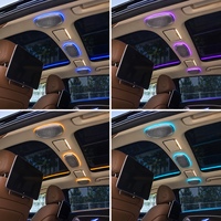 Speaker Atap Belakang W213 Dengan Lampu Ambient 64 Warna untuk Benz E-class 2016-2023 Penutup Audio Speaker Plafon Lampu Ambient LED