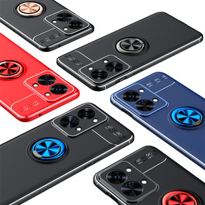 Pour OnePlus Nord 30 11R Ace2 2T étui CE 3 Lite <span class=keywords><strong>N300</strong></span> 5G couverture TPU Silicone métal anneau étui antichoc TPU téléphone couverture arrière - Product Image 2