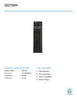 Módulo de Posicionamiento de Autobús de Par Trenzado SSCNET I/II de 4 Ejes M-ITSUB PLC QD75M4 Usado para Automatización Industrial