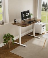Bureau assis-debout ergonomique moderne en métal à hauteur réglable à prix super bas, bureau debout à moteur unique, ne comprend pas de plateau