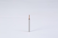 Fraise à queue en carbure pour usine de Chine de l'Est, fraiseuse CNC 1-4,5 mm, 2 dents plates, revêtement TiSiN, angle de hélice 35°, queue standard universelle