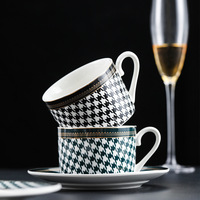 Assiettes à dîner en céramique fantaisie vertes et blanches avec impression dorée, assiettes rondes en porcelaine, service de vaisselle pour mariages, fêtes, restaurants