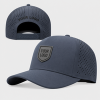 Gorra de Béisbol Personalizada con Perforación Láser, Parche con Logotipo OEM Bordado, Transpirable, con Cierre a Presión, para Correr, Golf y Actividades al Aire Libre