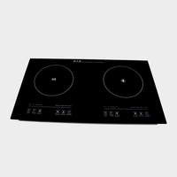 Cuisinière à induction à double brûleur intégrée portable de qualité supérieure avec Hotpot Function-2200W contrôle tactile (utilisation à la maison/hôtel/restaurant)