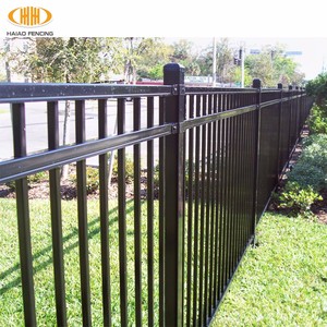 Clôture décorative en <span class=keywords><strong>fer</strong></span> de style italien de haute qualité, design anti-escalade de 4 pieds, clôture de piscine avec porte - Product Image 4
