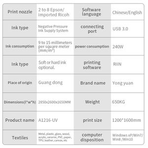Impresora UV Plana Automática 1216 con Cámara CCD, Escaneo y Posicionamiento Visual, Tipo Placa DTF, Precio de Fábrica, 1 Año de Garantía - Product Image 2