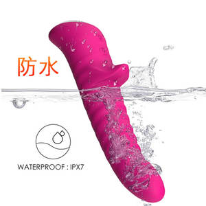 Hochwertige rotierende falsche <span class=keywords><strong>Penis</strong></span> <span class=keywords><strong>Mini</strong></span> Zungen spitze Doppelpunkt stange Aufladung Vibrations stange Sexspielzeug für Frauen Vagina <span class=keywords><strong>Vibrator</strong></span> - Product Image 4