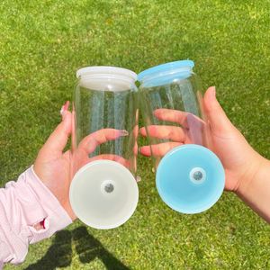 Couvre-bocaux à double paroi en verre sans BPA, écologiques, anti-moisissure, avec logo personnalisé, colorés, à visser, pour gobelet de voyage de 16 oz - Product Image 2