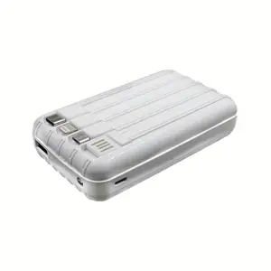 Hoge Capaciteit 10400Mah Power Bank Met 4 Kabel Goede Prijs Draagbare Power Bank Fabrikant