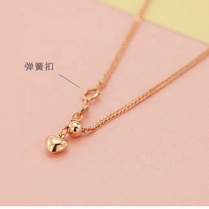 จี้สร้อยคอหัวใจ xinfly โชแปงทองคำบริสุทธิ์18K AU750เครื่องประดับผู้หญิง - Product Image 6