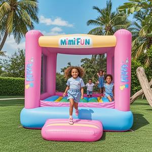 Casa de rebote inflable pequeña y bonita de fábrica del sudeste asiático de 8 pies para niños pequeños con soplador - Product Image 2