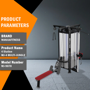 Macchina Multifunzione per Allenamento della Forza, Attrezzatura Commerciale per Palestra con Carico a Pesi, Stazione Fitness Multipla a 4 Postazioni - Product Image 4
