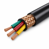 Kabel Kontrol Terlindung KFFRP Berisolasi FEP 2-3 Inti Fleksibel Tahan Suhu Tinggi untuk Sinyal Kontrol