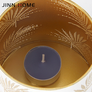 Hot-selling Embossed Gold &amp; <strong>White</strong> <strong>Candlestick</strong> Covers with Hollow-out Patterns - Home Decor - Product Image 3