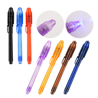 Surligneur magique avec logo personnalisé Stylo à encre invisible Marqueurs créatifs Lumière UV intégrée Papeterie scolaire pour enfants Cadeau