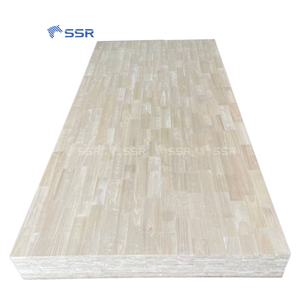Tablero de junta de dedo de madera de caucho SSR VINA por especies de madera de caucho/Hevea AA, AC, borde cuadrado de grado BC - Product Image 1