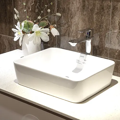 Бренд ARROW, продажа, прямоугольный смеситель для душа, раковина с твердой поверхностью, ванная комната, ручная мойка, керамическая раковина