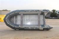 Certifié CE ASA-360 Vitesse Dériveur Rigide Gonflable Pêche Bateau De Course En Gros En Aluminium Matériel Air En Aluminium Plancher Sport