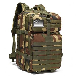Tactical <b>Backpack</b> with USB Anti-Theft Solar Panel Features Geometric Pattern External <b>Frame</b> Made of Polyester - Product Image 5