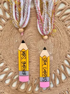 Marcapáginas de Acrílico con Forma de Lápiz <span class=keywords><strong>para</strong></span> Maestros, Marcapáginas Personalizado con Nombre, <span class=keywords><strong>Regalos</strong></span> <span class=keywords><strong>para</strong></span> Maestros - Product Image 6