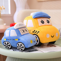 Voiture personnalisée en peluche poupée super douce broderie confortable bus chariot jouet enfants anniversaire rempli PP coton