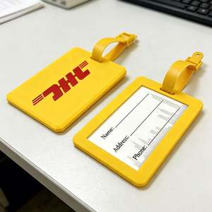 Etiqueta de Equipaje de PVC y Silicona Personalizada de Moda 2026, Etiqueta de Identificación para Maleta con Nombre y Letra - Product Image 1