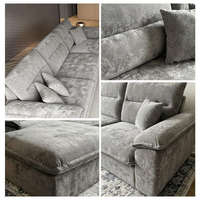 3-Sitzer-Sofa Neues Sofa zum Verkauf Modulares Komprimiertes Sofa-Set Stoffbezug Platzsparend für Kleine Wohnungen Versandkosten-Sparend Schwamm-Sofa Fabrik